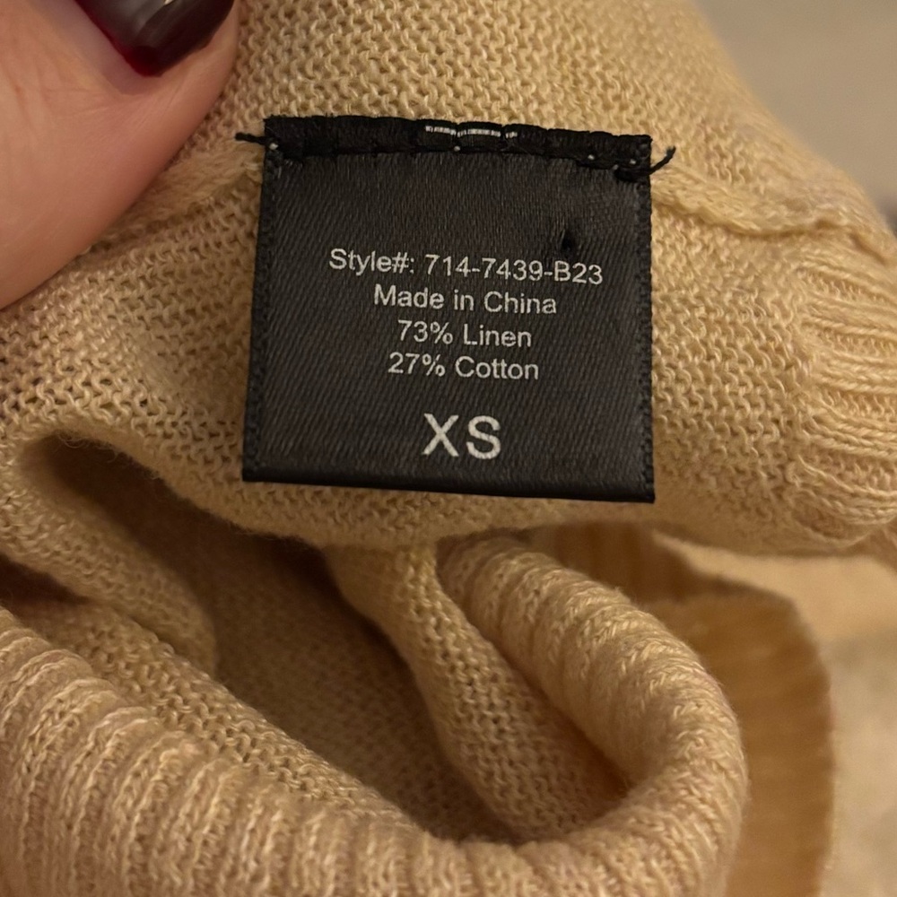 JENNI KAYNE Finley Crewneck Sweater in Cream - Picture 10 of 10